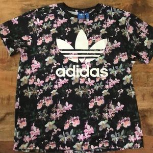 Adidas Short Sleeve Floral Shirt
